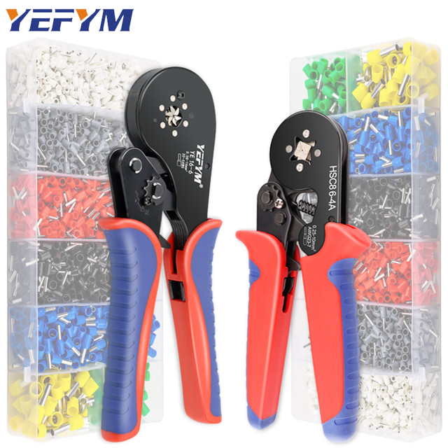 Crimping Pliers Ferrule Sleeves Tubular Terminal Tools HSC8 6-4A/6